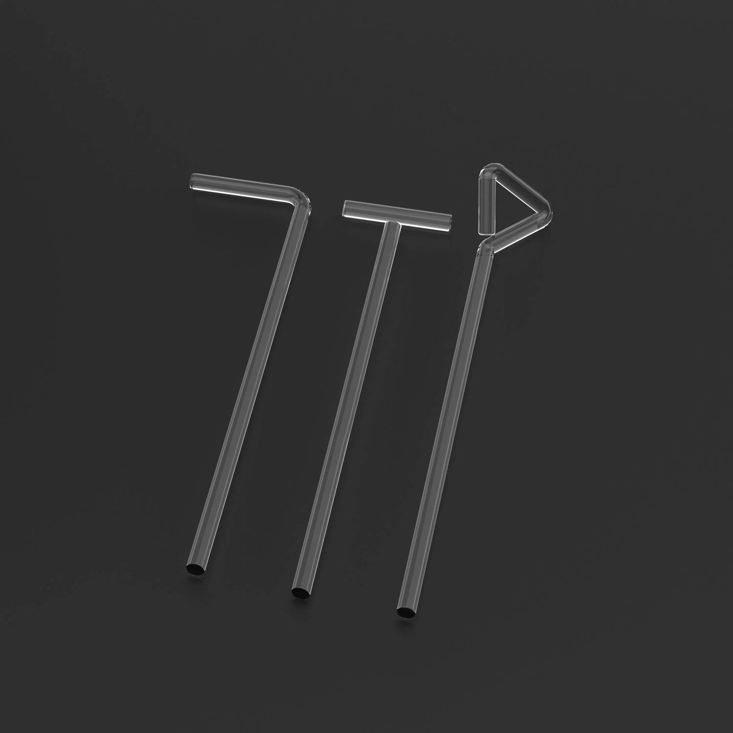 Spreader Rods, Assorted Shapes (T, Triangular, L), 6x160 mm, 5-Pack