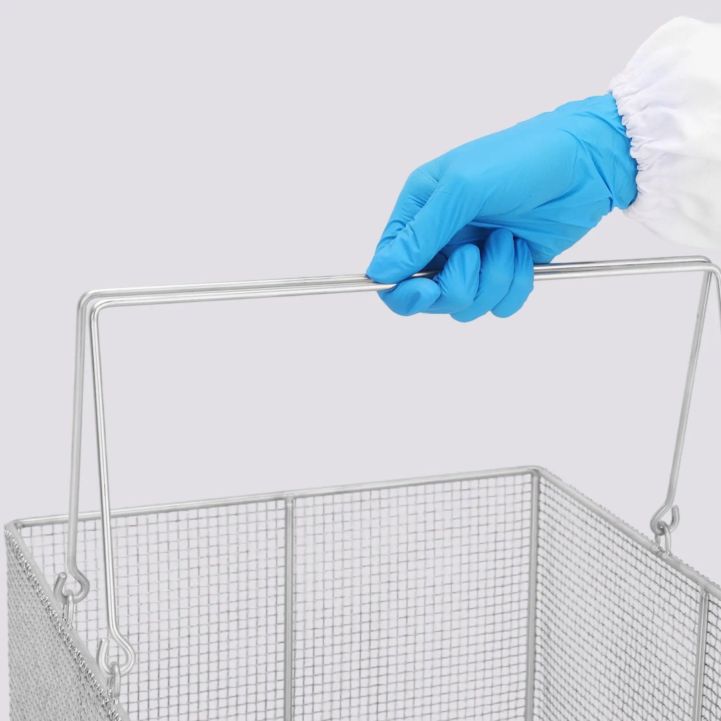 Stainless Steel Cleaning Baskets for Rinsing or Storing Tubes Lab Utensils-Washing Basket