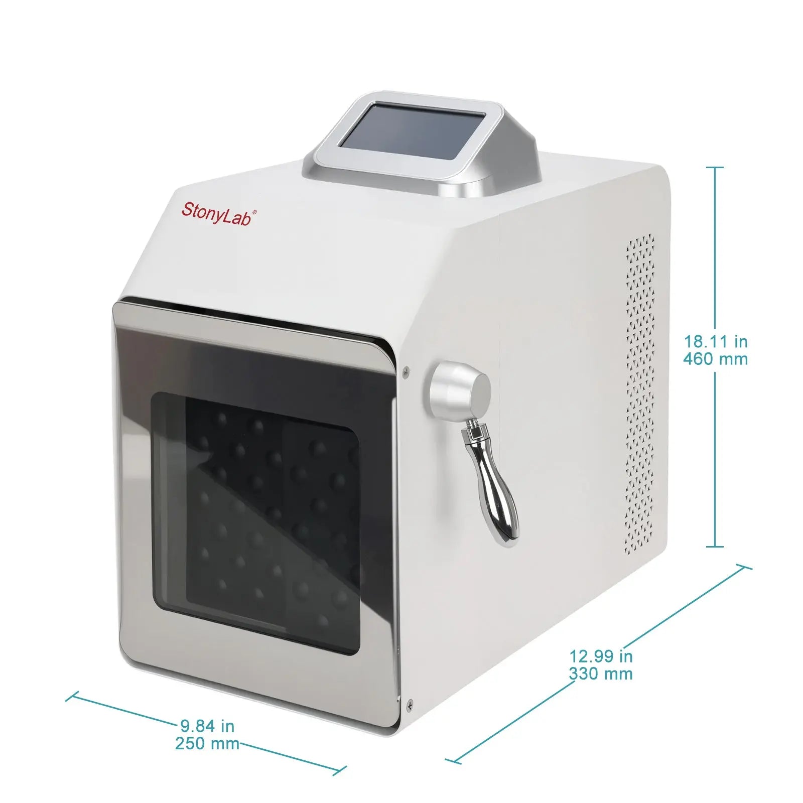 Close-up view showing the precise design and material of StonyLab Stomacher Homogenizer
