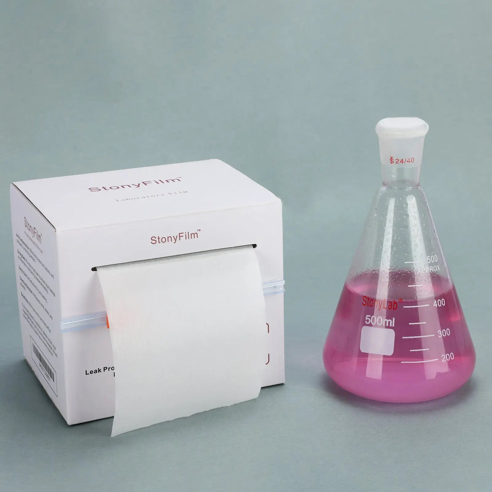Comprehensive product view and setup components for StonyLab StonyFilm Lab Sealing Film