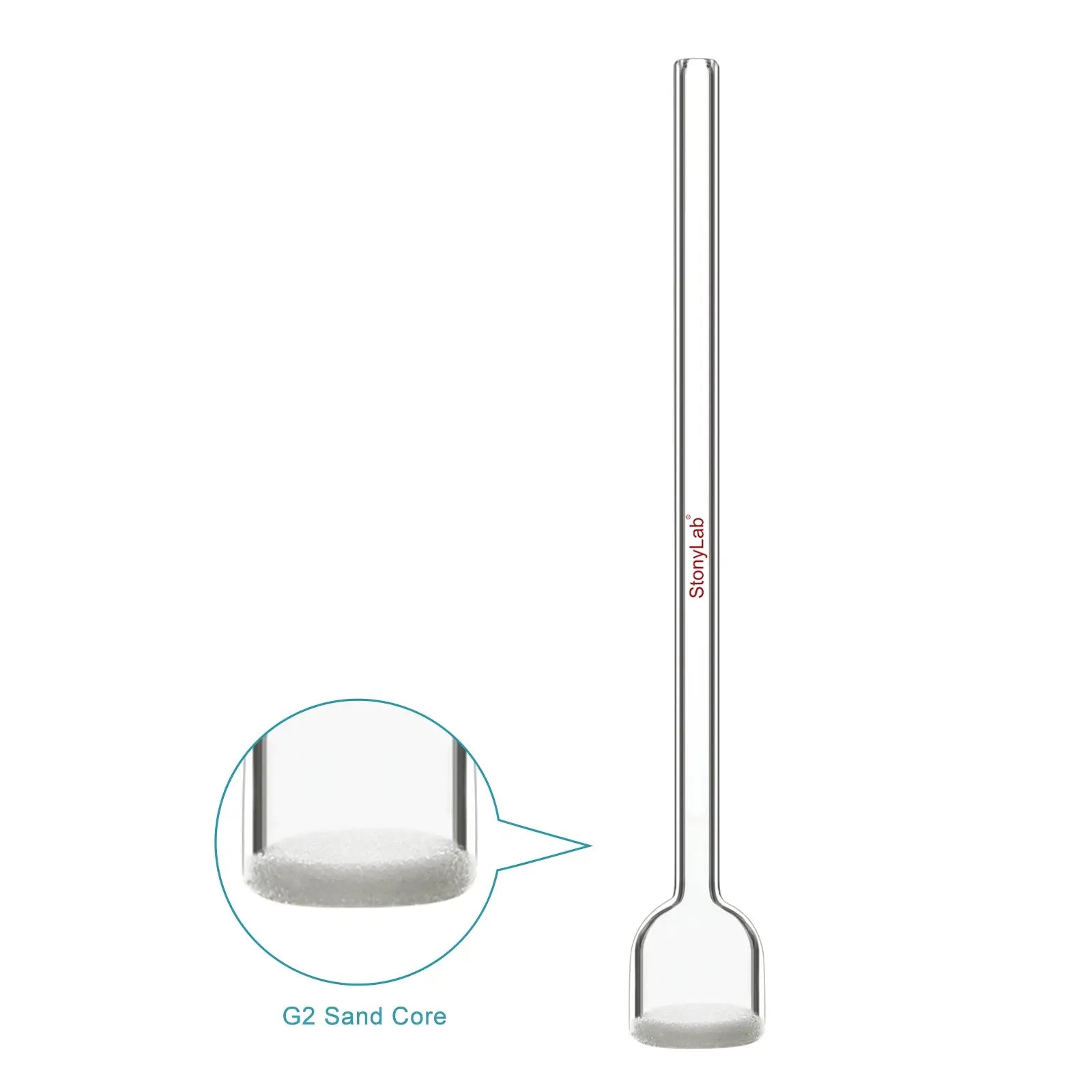StonyLab Straight Gas Dispersion Tube heavy duty chemical processing configuration