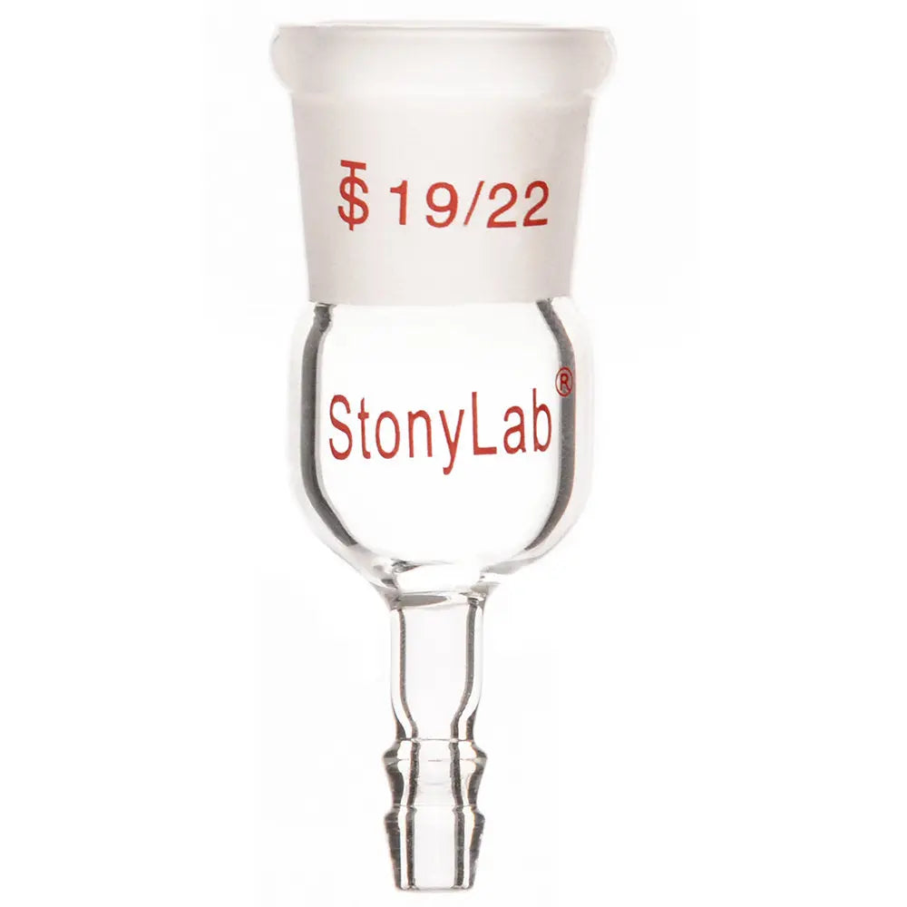 Straight Inlet Adapter with Hose Connection - StonyLab Adapters - Inlets / Thermometer 19-22