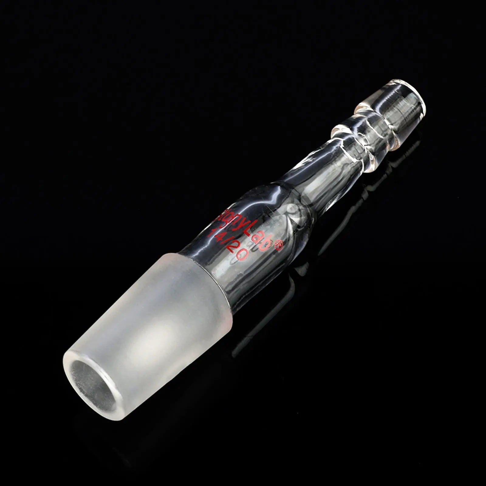 Alternative angle showing underlying build quality of StonyLab Straight Inlet Adapter with a 10mm Hose Connection and Male Joint