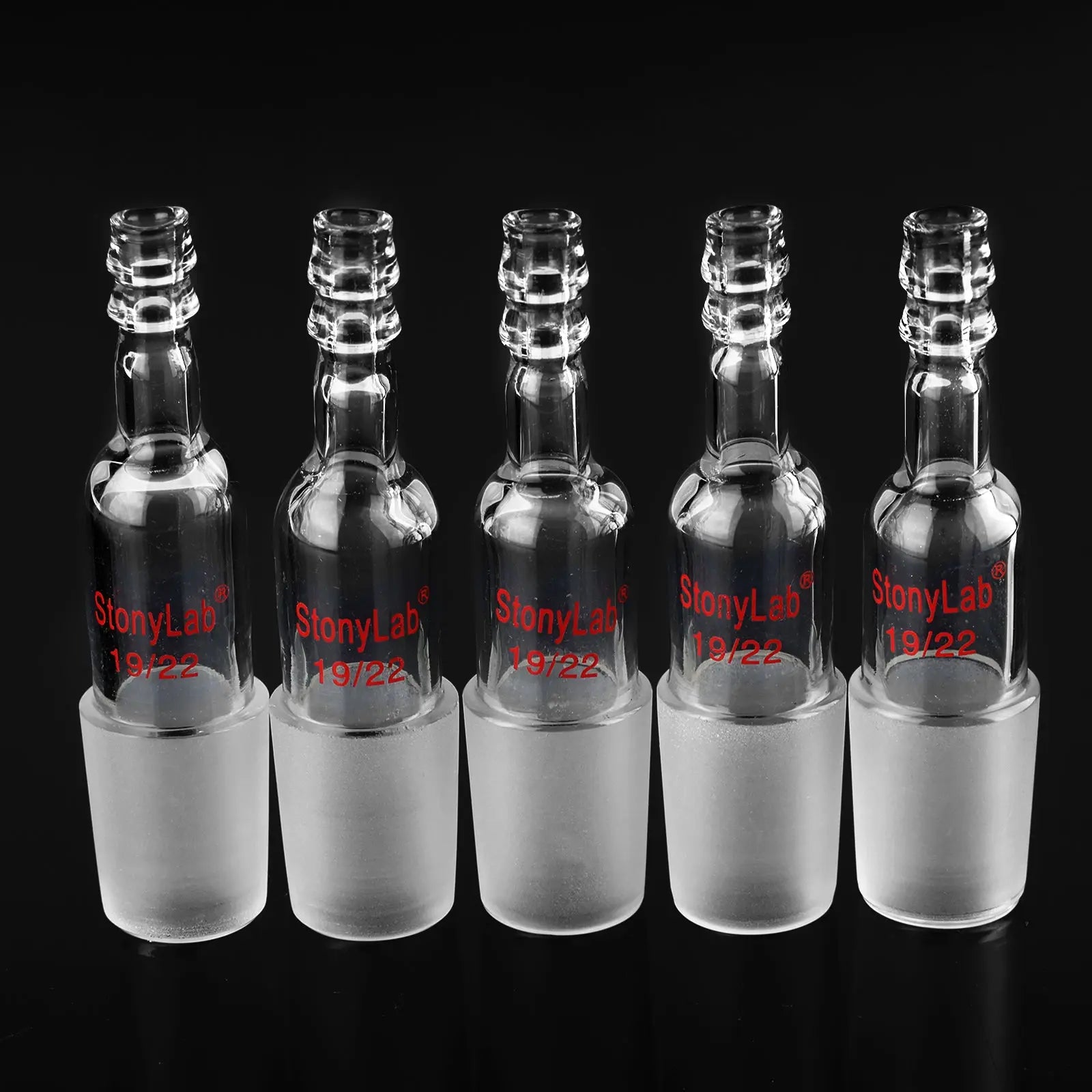 Comprehensive product view and setup components for StonyLab Straight Inlet Adapter with a 10mm Hose Connection and Male Joint
