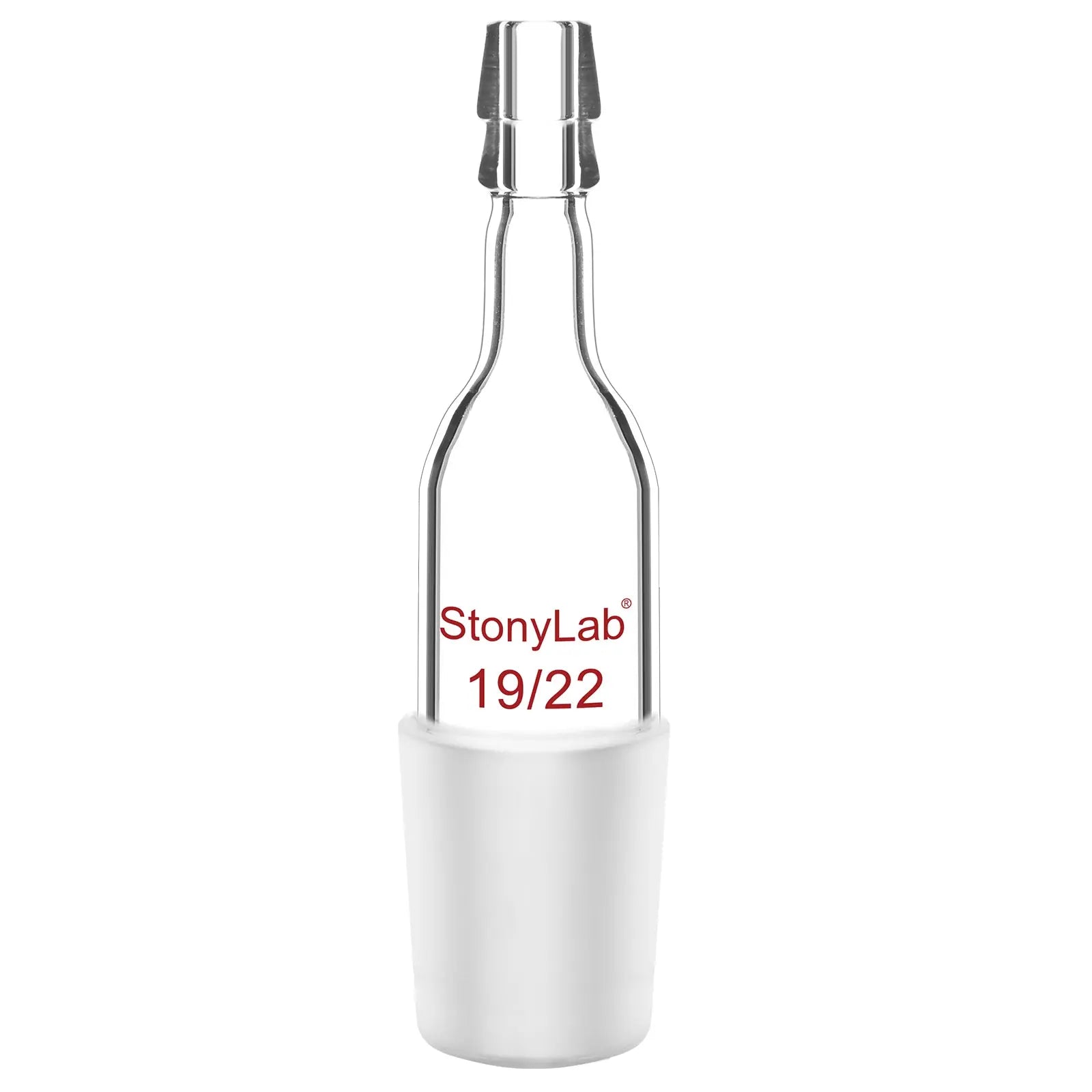 Comprehensive product view and setup components for StonyLab Straight Inlet Adapter with a 10mm Hose Connection and Male Joint