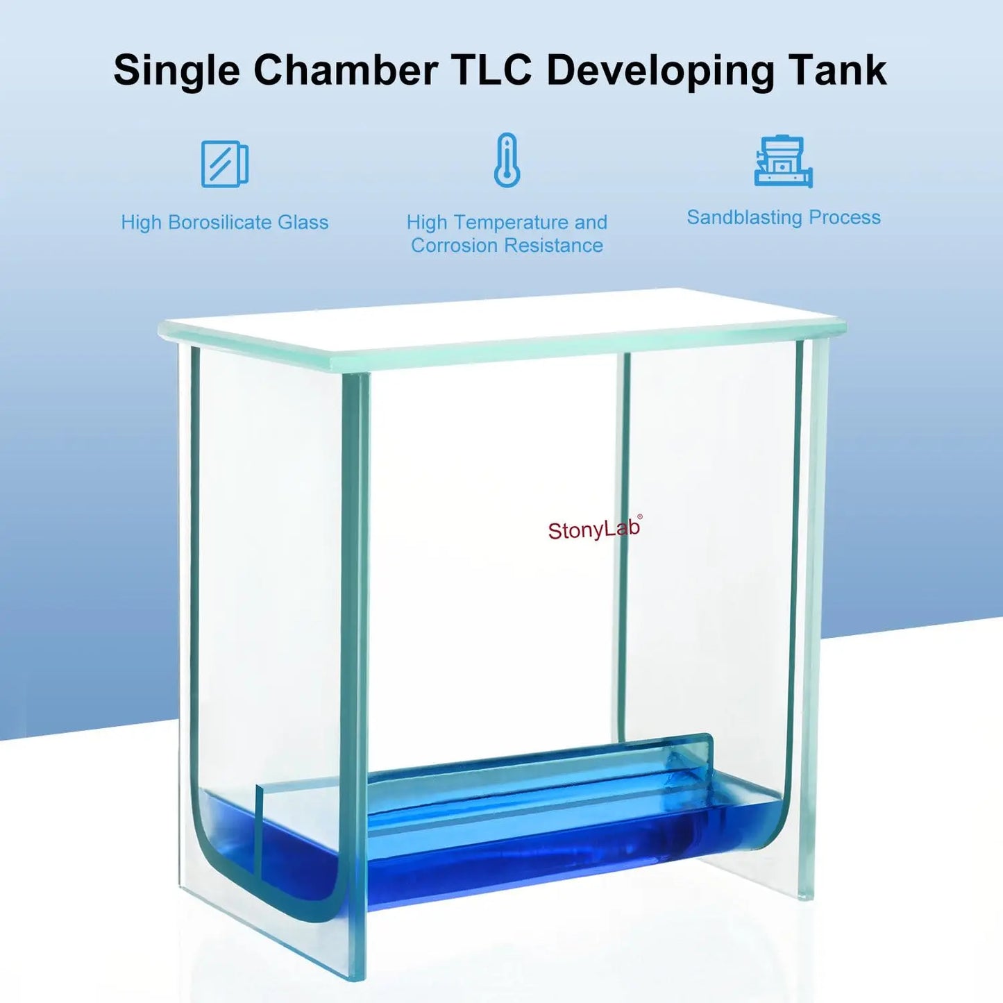 TLC Developing Tank with Lid TLC Developing Tank