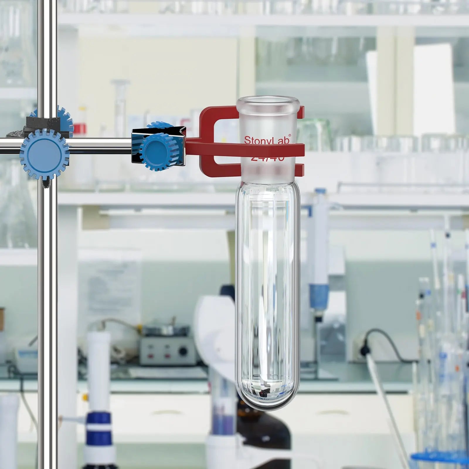 Detailed structural assembly component for StonyLab Test Tube with 24