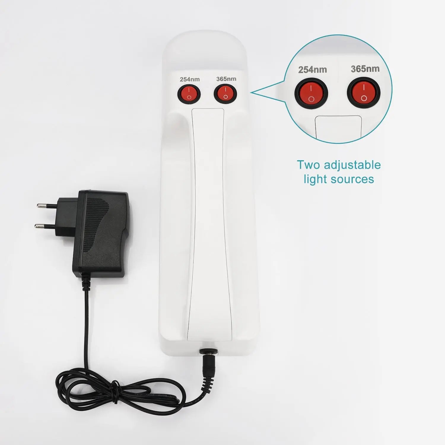 Alternative angle showing underlying build quality of StonyLab UV Light Intensity Analysis Device