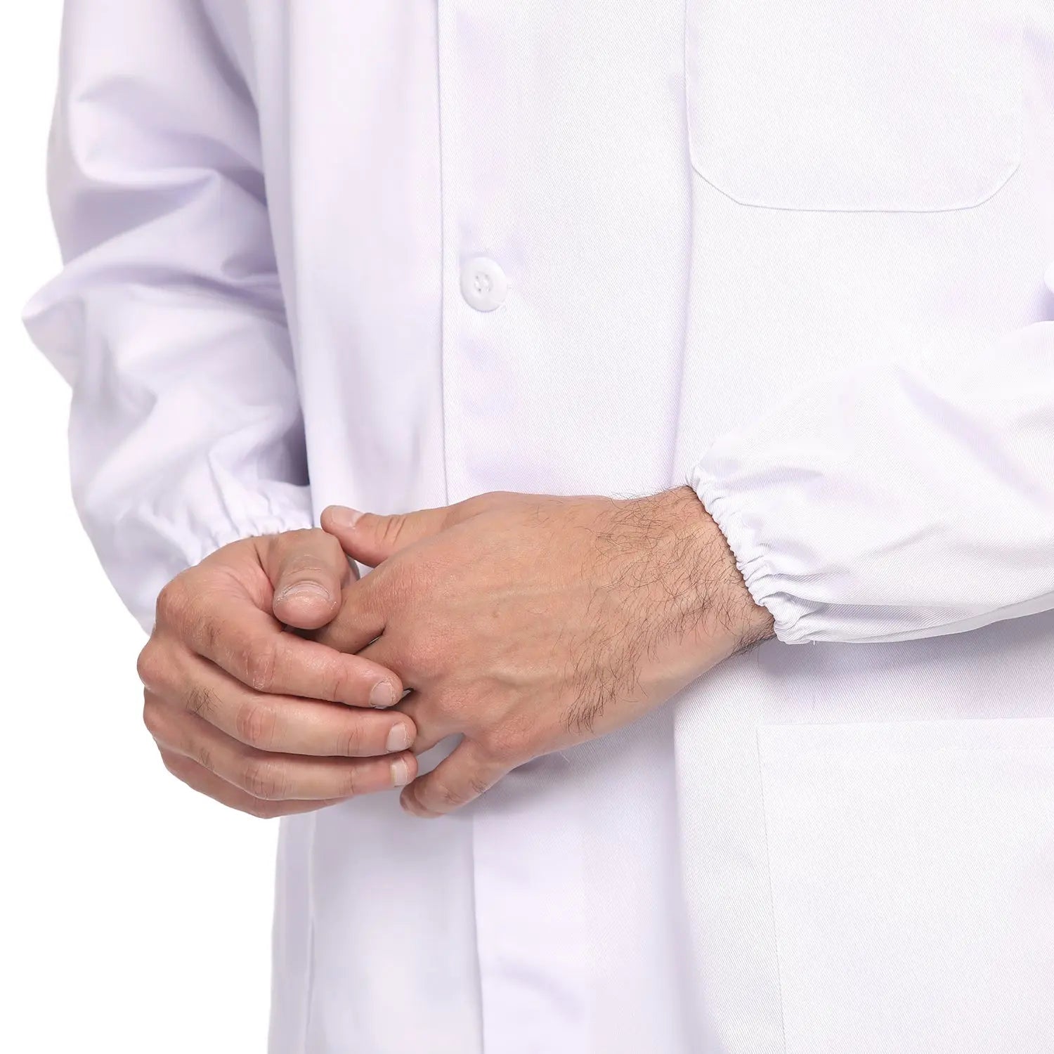 StonyLab Unisex Full-Length Lab Coat - 3 Pockets heavy duty chemical processing configuration