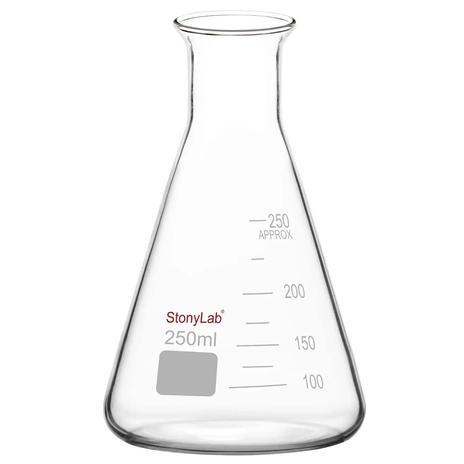 Comprehensive product view and setup components for StonyLab Wide Mouth Erlenmeyer Flask