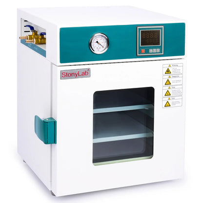 Vacuum Drying Oven with Vacuum Gauge and Digital Controller, 24L/0.9 cu ft Ovens