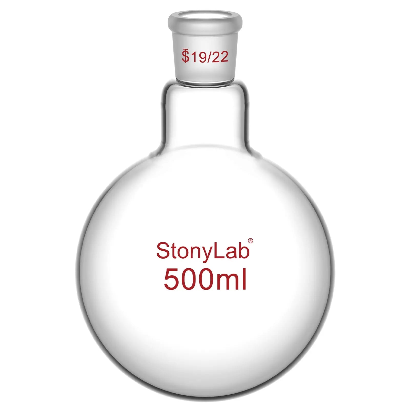 StonyLab 1 Neck Round Bottom Flask for professional laboratory applications