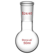 Comprehensive product view and setup components for StonyLab 1 Neck Round Bottom Flask