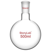 Comprehensive product view and setup components for StonyLab 1 Neck Round Bottom Flask