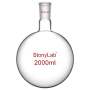 Comprehensive product view and setup components for StonyLab 1 Neck Round Bottom Flask