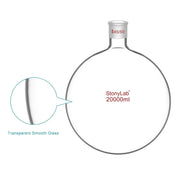 StonyLab 1-Neck Round Bottom Flask heavy duty chemical processing configuration