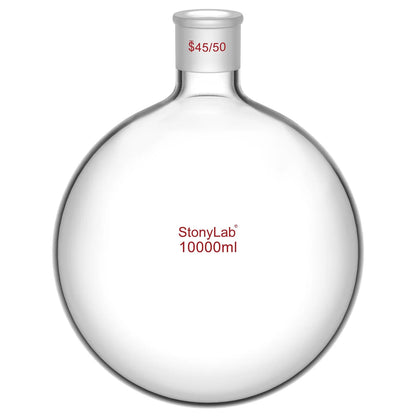 1-Neck Round Bottom Flask, 45/50 Joints, 5-20 L Flasks-Round Bottom-1 Neck
