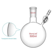 StonyLab 1 Neck Round Bottom Reaction Flask heavy duty chemical processing configuration