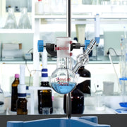 Comprehensive product view and setup components for StonyLab 1 Neck Round Bottom Reaction Flask