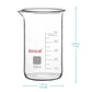 1-Pack Borosilicate Glass Graduated Tall Beaker Beakers