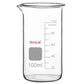 1-Pack Borosilicate Glass Graduated Tall Beaker Beakers 100ml