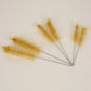 10 Pack Bristle Test Tube Brushes with Radial Tufted End, Size Assorted Brushes