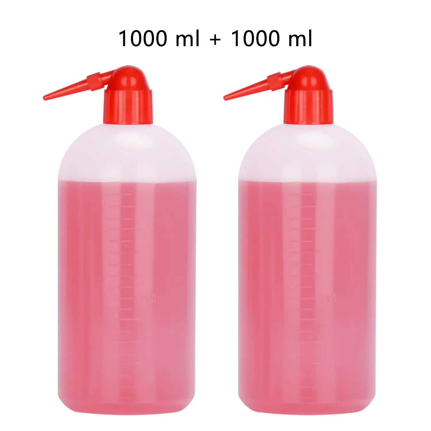 Plastic Squeeze Wash Bottle, 250/500/1000 ml, 2 Pcs Wash Bottles