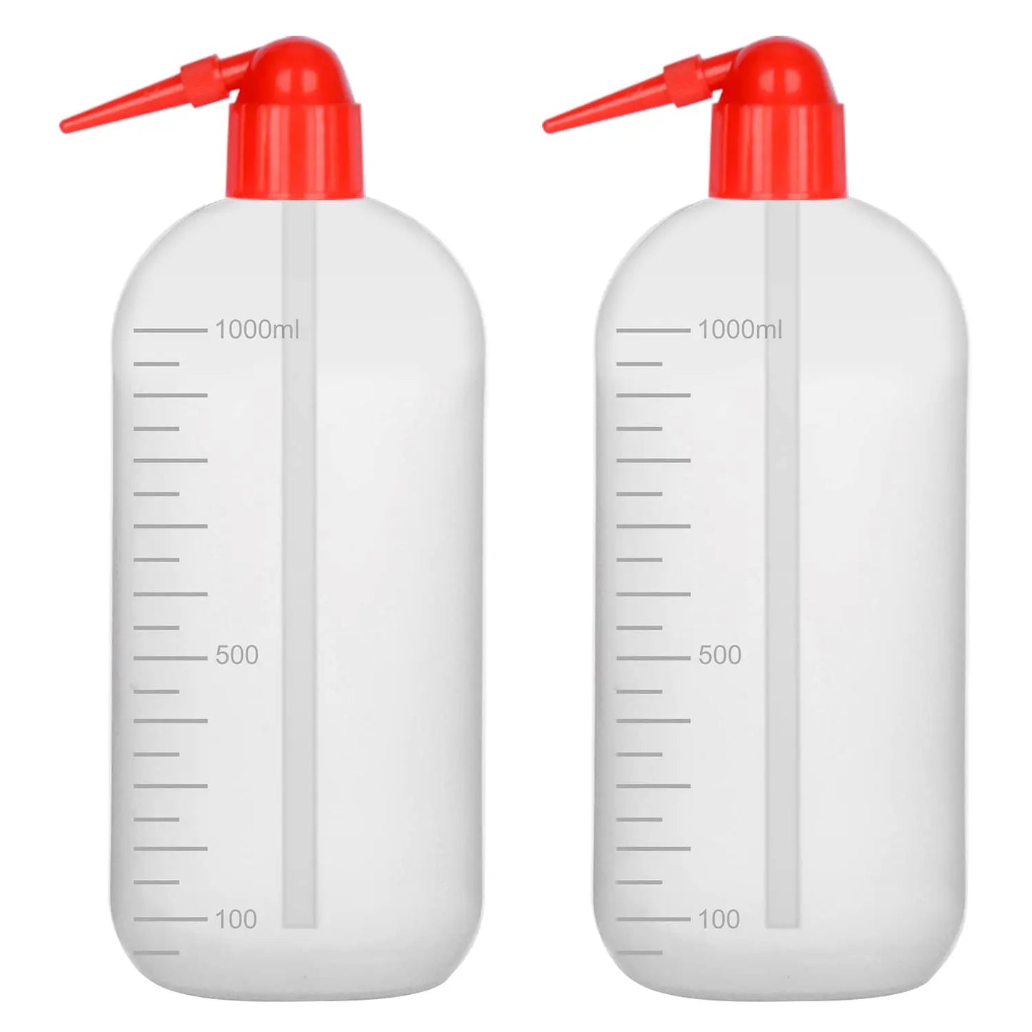 Plastic Squeeze Wash Bottle, 250/500/1000 ml, 2 Pcs Wash Bottles