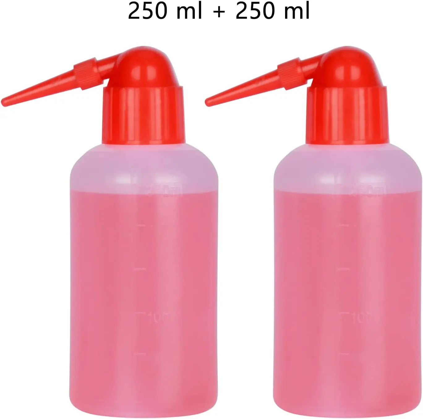 DEPEPE 6pcs 500ml Plastic Safety Wash Bottle Lab Squeeze Bottle LDPE Squirt Bottle  Tattoo Bottle with