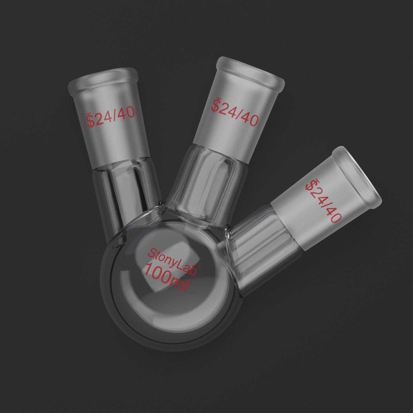 3 Neck Round Bottom Flask, 24/40 Joints, 50-5000 ml