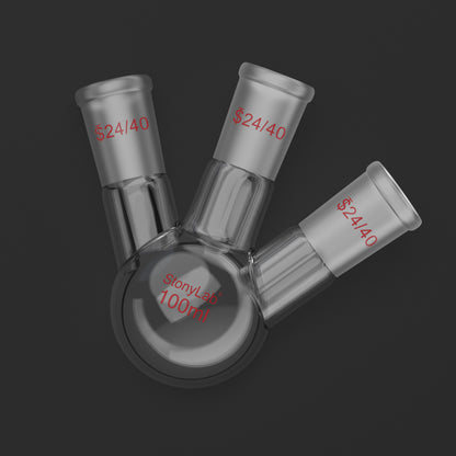 3 Neck Round Bottom Flask, 24/40 Joints, 50-5000 ml