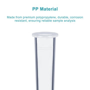 Side view and dimensional layout of the durable StonyLab 150 ul PP Inserts for 2 ml Autosampler Vials