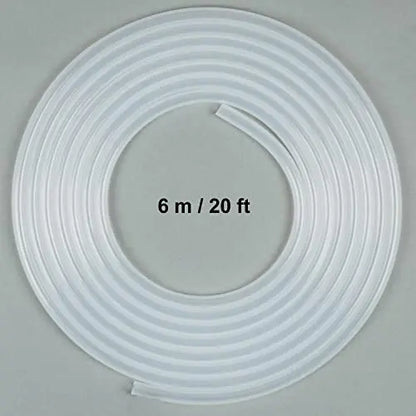 Silicone Tubing 7/16 inch (12 mm) OD 5/16 inch (8 mm) ID, 1-6 Meter Tubings