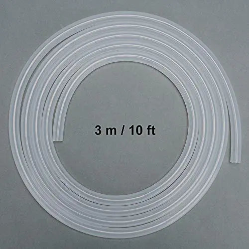 Silicone Tubing 7/16 inch (12 mm) OD 5/16 inch (8 mm) ID, 1-6 Meter Tubings