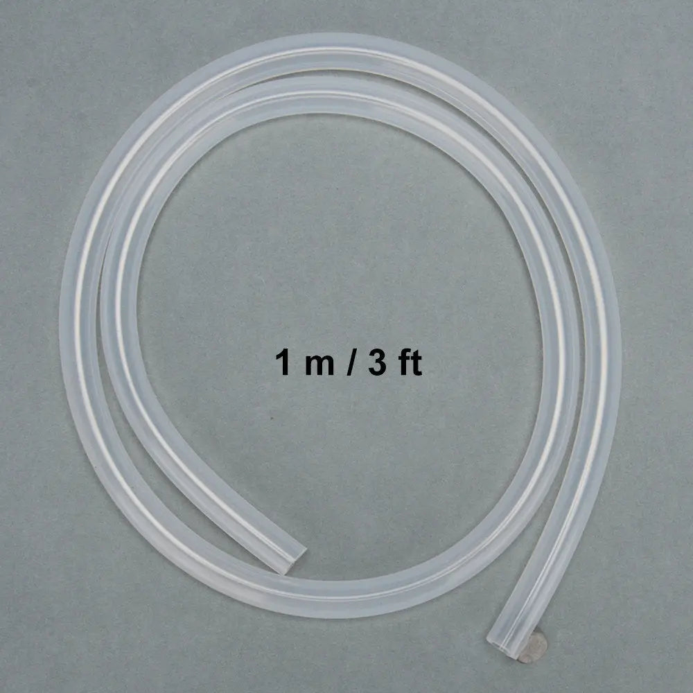 Silicone Tubing 7/16 inch (12 mm) OD 5/16 inch (8 mm) ID, 1-6 Meter - StonyLab Tubings 