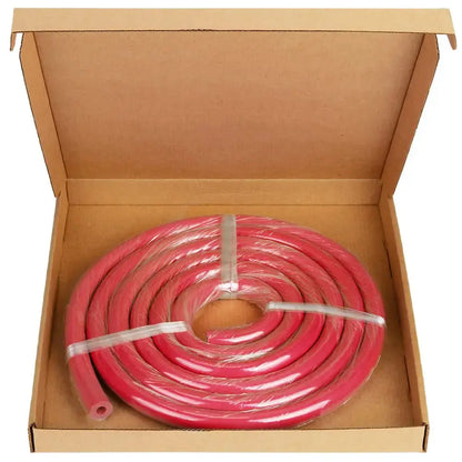 Red Vacuum Rubber Tubing, 18mm (45/64 inch) OD 8mm (5/16 inch) ID Vacuum Tubing