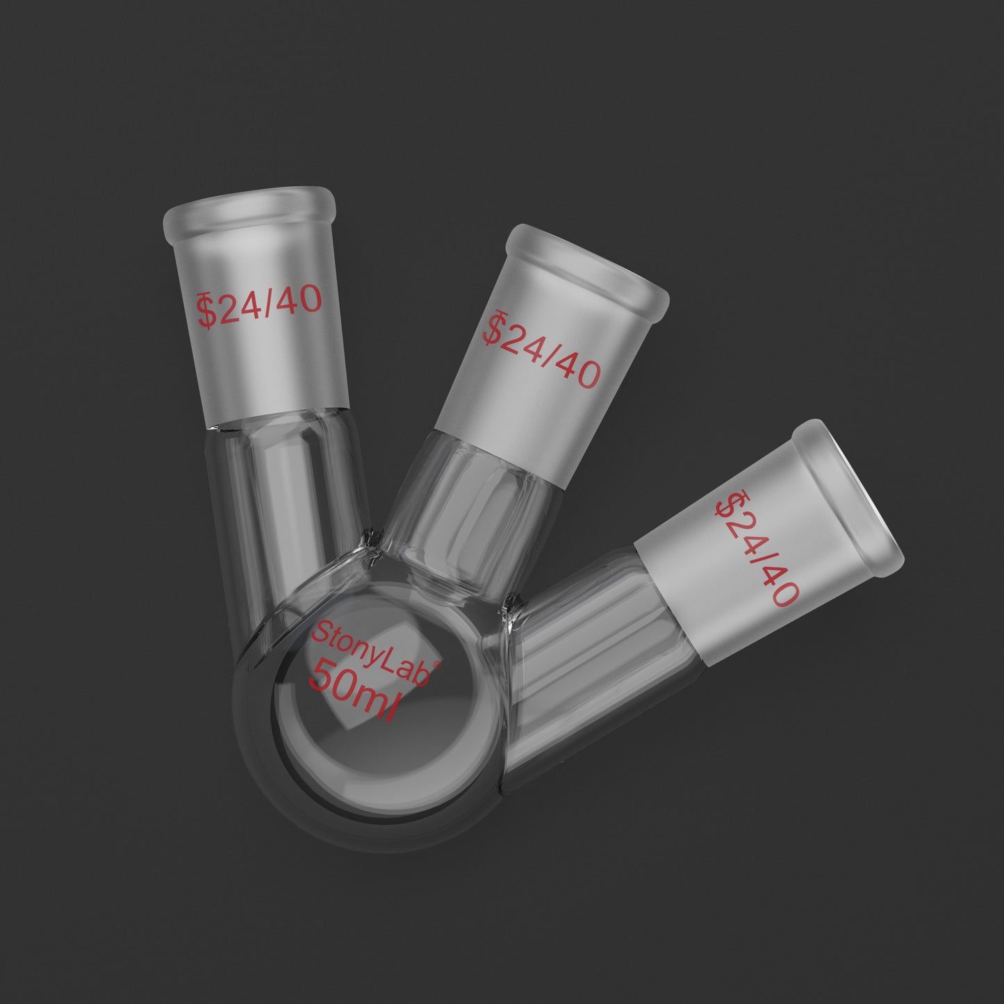 3 Neck Round Bottom Flask, 24/40 Joints, 50-5000 ml