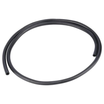 Black Rubber Tubing, 1/4-5/16 in ID x 3/8-15/32 in OD (6-8 mm x 9-12 mm), 1-5 m
