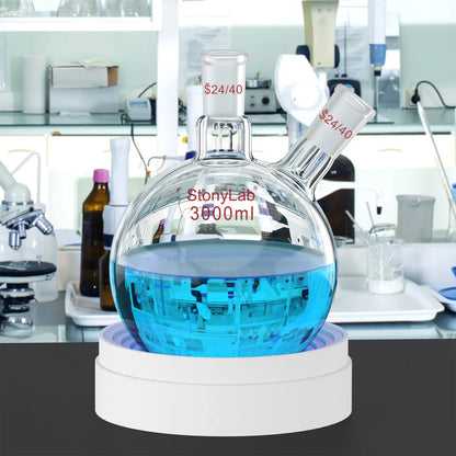2-Neck Round Bottom Flask with 24/40 Joint, 50-5000 ml Flasks-Round Bottom-2 Neck