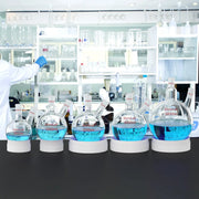 Comprehensive product view and setup components for StonyLab 2-Neck Round Bottom Flask with 24