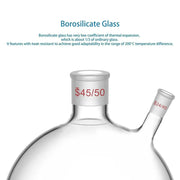 StonyLab 2-Neck Round Bottom Flask heavy duty chemical processing configuration