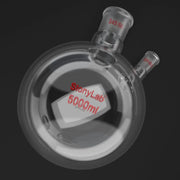 Comprehensive product view and setup components for StonyLab 2-Neck Round Bottom Flask