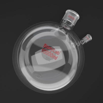 2-Neck Round Bottom Flask, 45/50 Center and 24/40 Side Joints, 5-10 L Flasks-Round Bottom-2 Neck