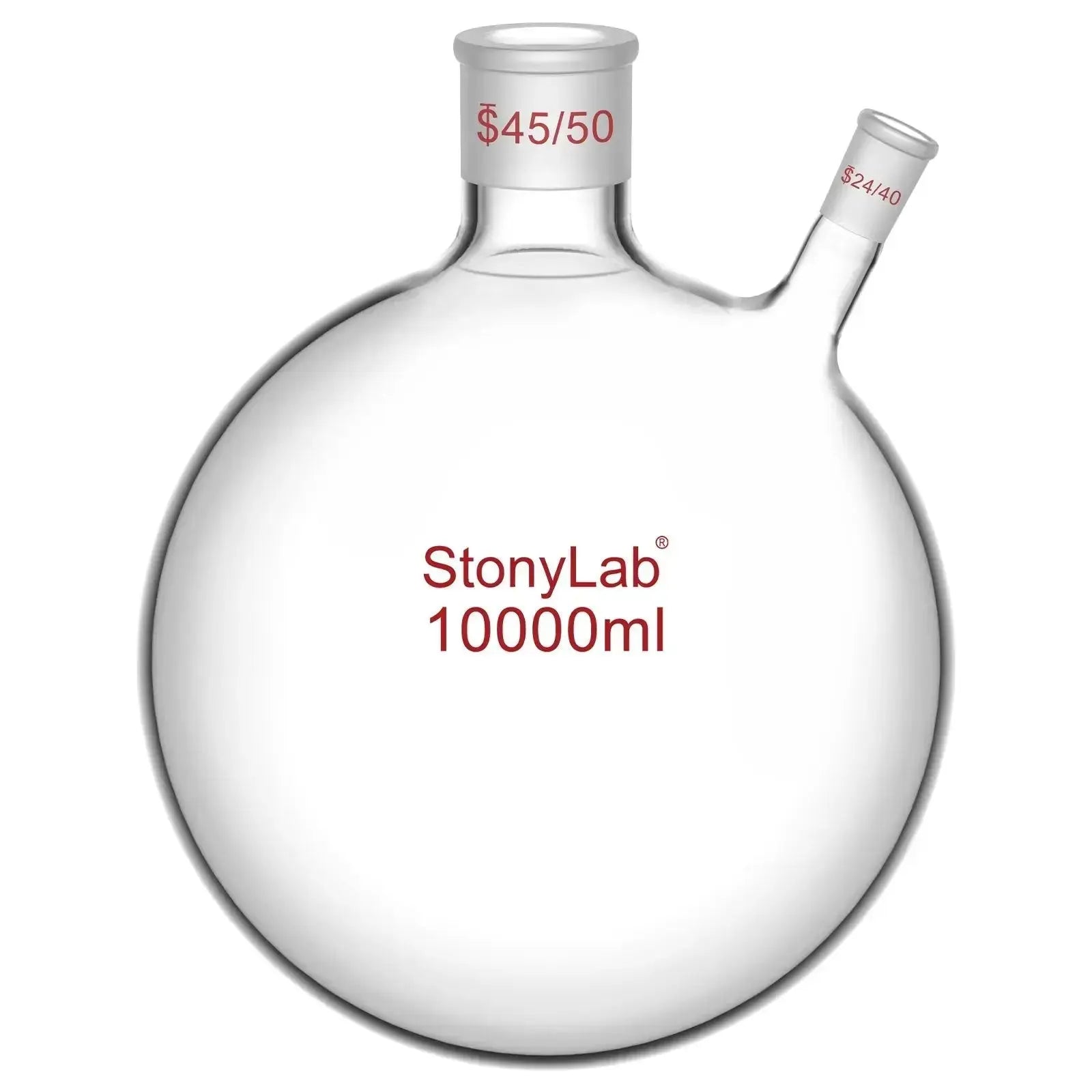 Detailed structural assembly component for StonyLab 2-Neck Round Bottom Flask