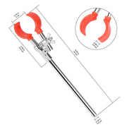 Close-up view showing the precise design and material of StonyLab 2-Prong Swivel Clamp