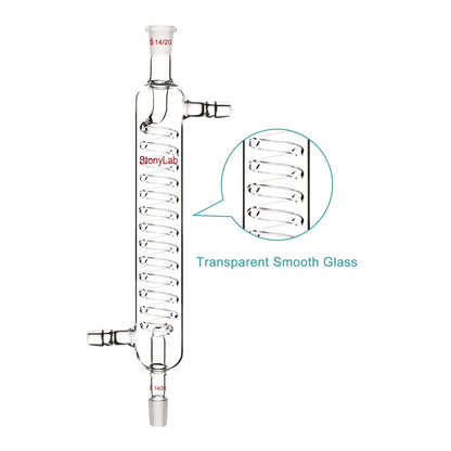 Glass Graham Condenser with 14/20 Joint Condensers