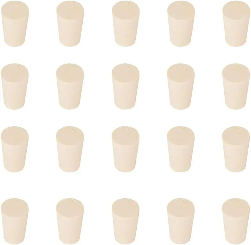 Side view and dimensional layout of the durable StonyLab Rubber Stoppers