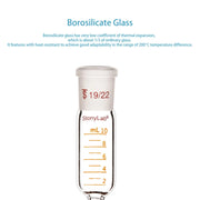 Side view and dimensional layout of the durable StonyLab Glass 19