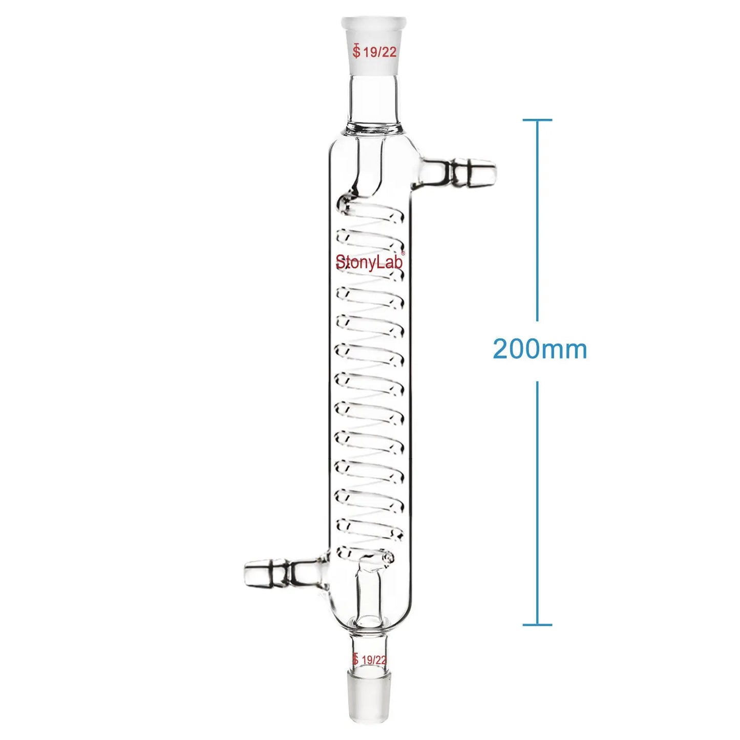 Glass Graham Condenser with 19/22 Joint Condensers