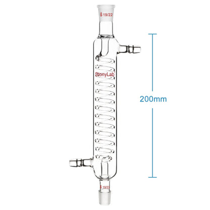 Glass Graham Condenser with 19/22 Joint Condensers